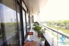 Bright 2-bedroom apartment with beautiful lakeview for rent on Kim Ma